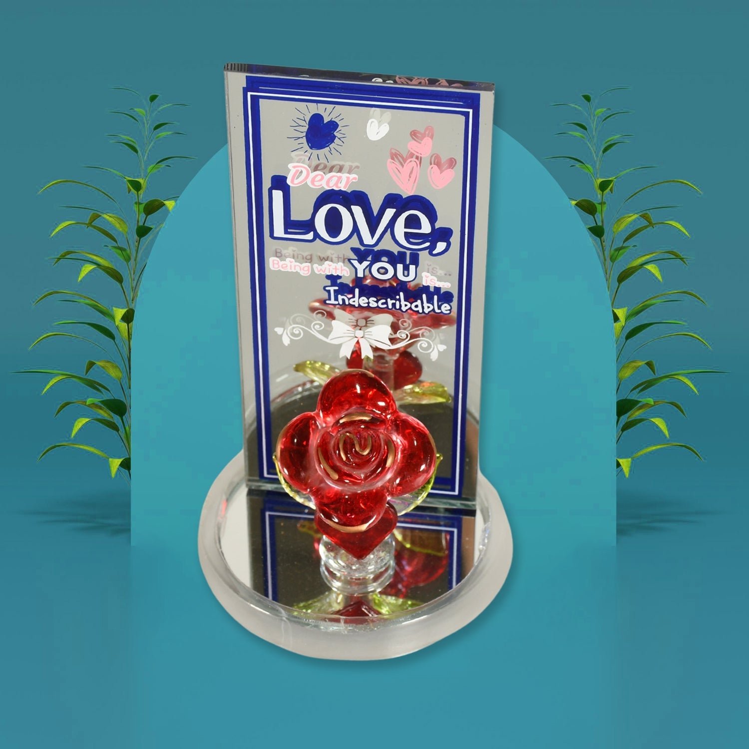 17530 Lovely Rose Gift Showpiece, Love showpiece Valentine's Day Gift, Cute Anniversary, Wedding, Birthday, Boyfriend, Husband Romantic Unique Gift Set, Home Decoration Gift Set (1 Pc) 17530 Lovely Rose Gift Showpiece, Love showpiece Valentine's Day Gift, Cute Anniversary, Wedding, Birthday, Boyfriend, Husband Romantic Unique Gift Set, Home Decoration Gift Set (1 Pc)